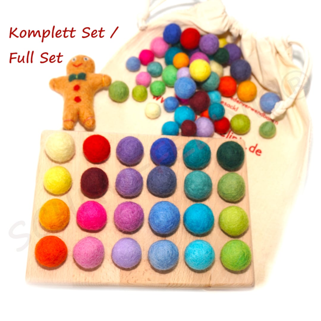 Montessori Baby Color Learning Board, Montessori Counting Numbers