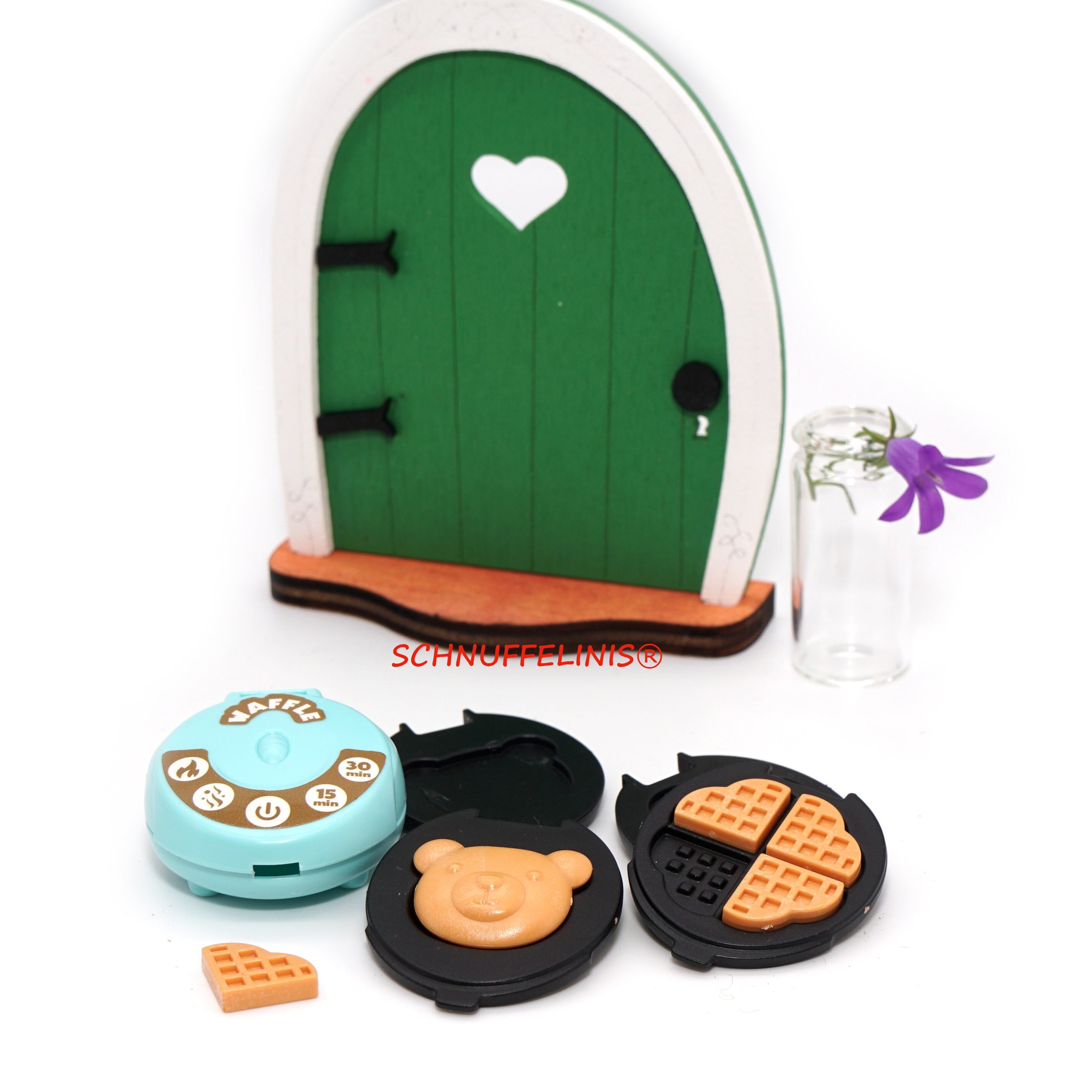 Mini Waffle Maker Fake Waffle Cabochons Doll Size Waffle Maker -   Denmark