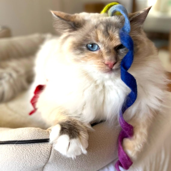 Geschenke aus Wollfilz für Katzen, Filzartikel für Katzen, lustige Geschenkanhänger