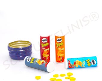 Patatine in miniatura per case delle bambole, patatine decorative, bicchieri da birra di frumento, boccali da birra, torte in miniatura, mini sveglie, gnomi, decorazioni per il dopolavoro