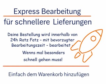 Express processing of your order | EXPRESS SERVICE Shipping within 24 hours | Fast express processing | Express processing
