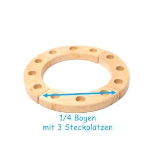 Decoratieve cadeauprikkers | Decoratie voor jaarlijkse ringcadeaus van Grimm's | Houten verjaardagsringen als decoratie voor een Waldorftafel | Cadeauprikkers van vilt afbeelding 13