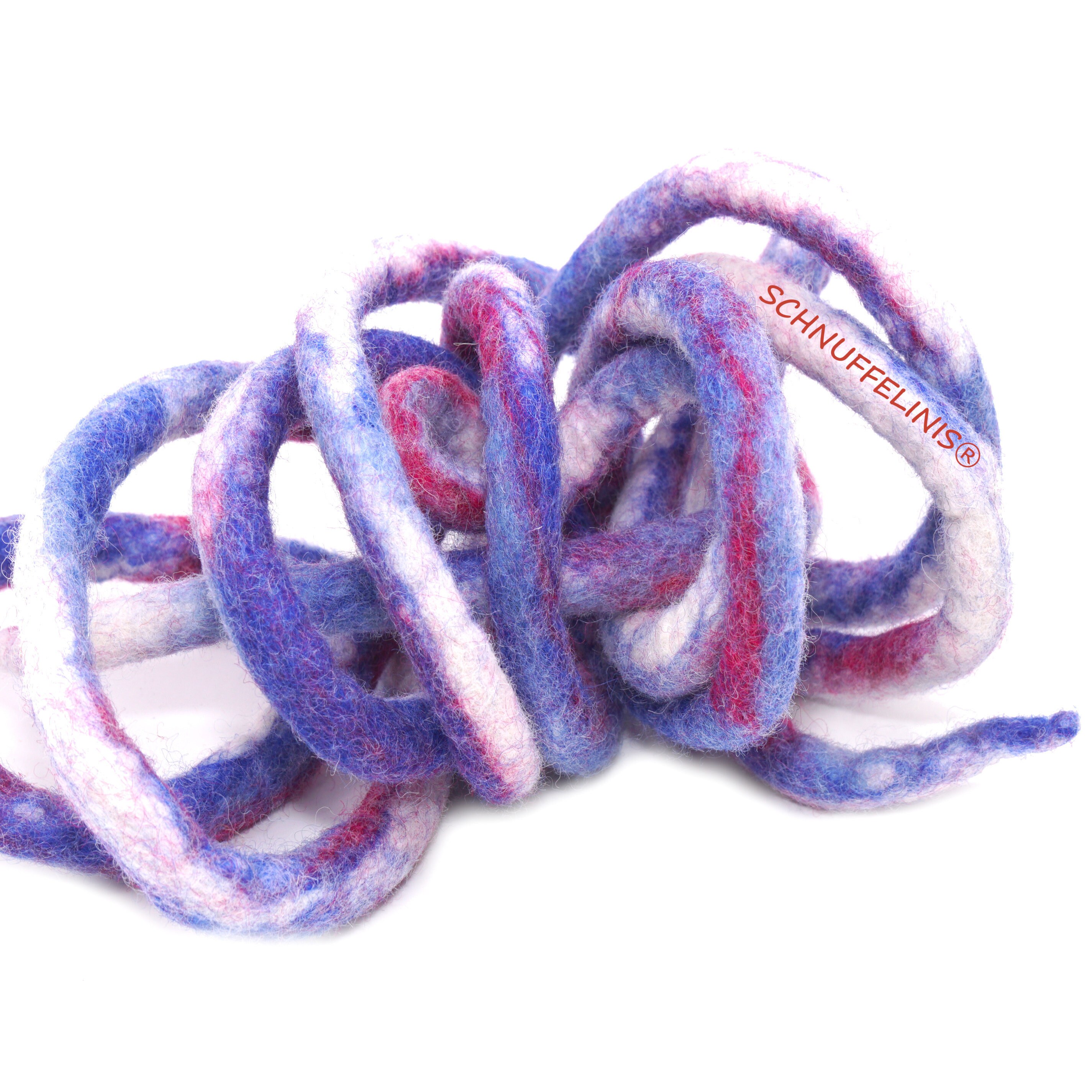 Felt Ribbon Material Wool Felt Ribbon Cords Dreadlocks, Montessori Material, Waldorf Horse ...
