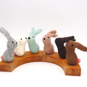 Osterhasen Motivstecker Hase für Holzring Jahreszeiten Ostern, Osterhasen Häschen für Geburtstagsringe Grimms, Frühjahr Frühling dekorieren