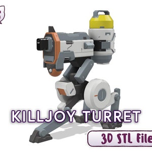 Killjoy Turret Valorant 3D print file for cosplay prop