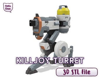 Killjoy Turret Valorant 3D print file for cosplay prop