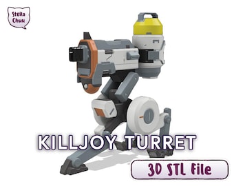 Killjoy Turret Valorant 3D print file for cosplay prop