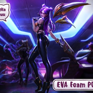 Kai'sa K/DA Eva Foam pattern for cosplay