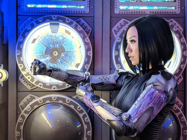 Alita Battle Angel arm armor pattern for cosplay