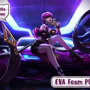 Evelynn K/DA EVA foam patterns League of Legends for cosplay