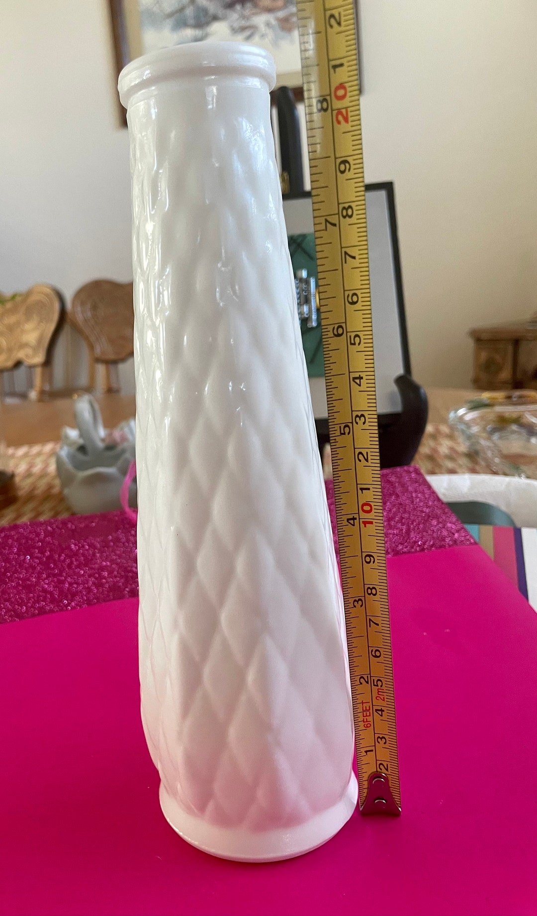 Vintage EO Brody Milk Glass Bud Vase. Etsy