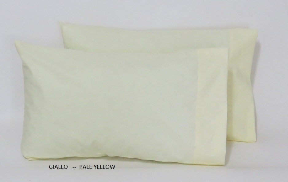 Cotton Travel Pillow Case PAIR/2 Pack Cotton Percale Travel Pillow