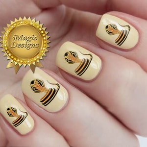 Water Slide Nail Decals, Nail Art Stickers, Snake, Nail Tattoos