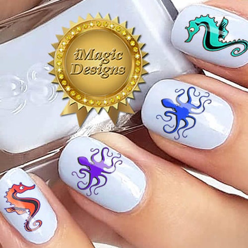 Nail Decals Water Slide Nail Transfers Nail Stickers - Etsy
