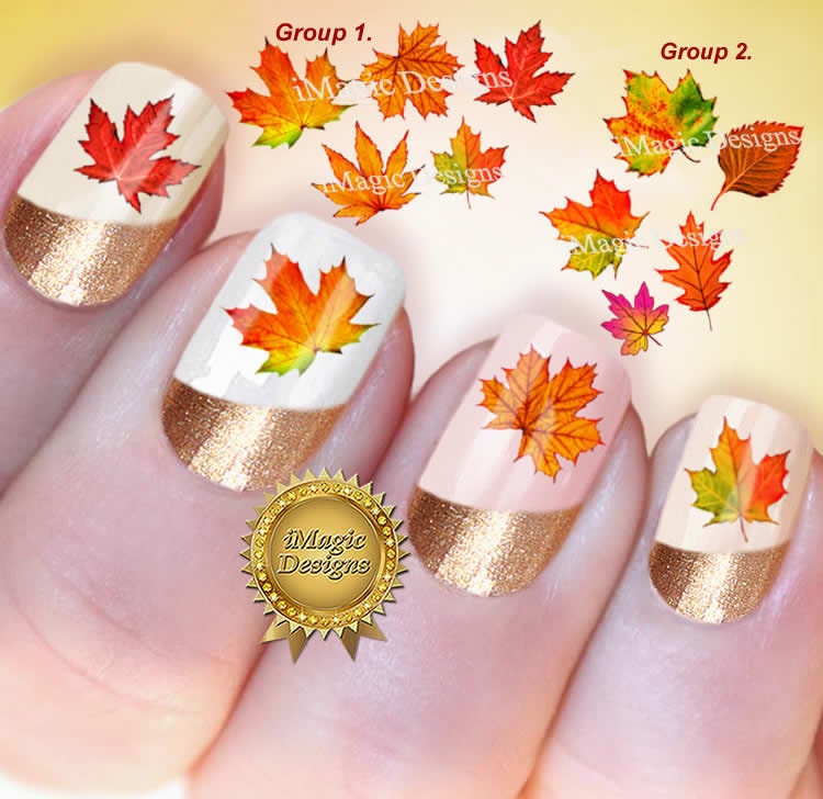 2025 Fall Harvest Leaf Nail Trends
