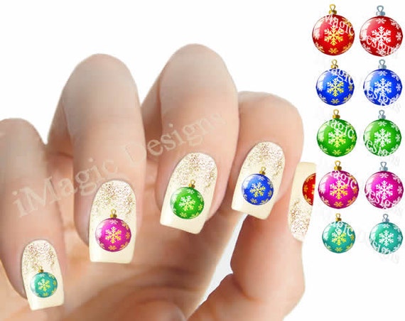 Christmas Nail Decals - wide 3