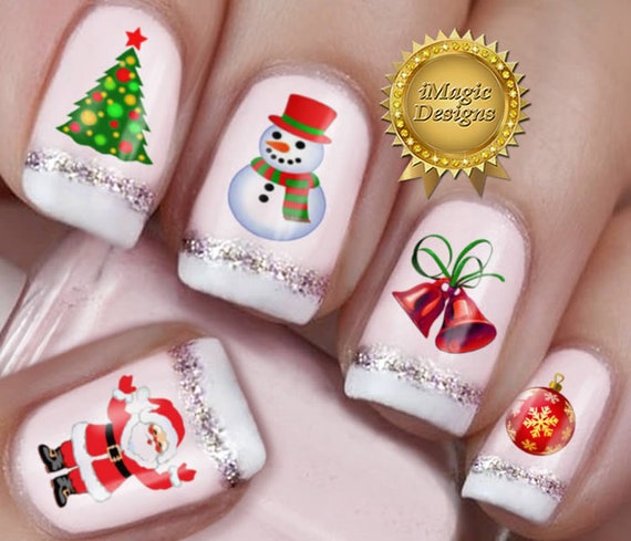 Christmas Nail Decals African American Santa, Santa's Helpers, Elves and  Nutcracker BUY 2 Get 1 FREE. Do It Yourself Manicure Design Set - Etsy