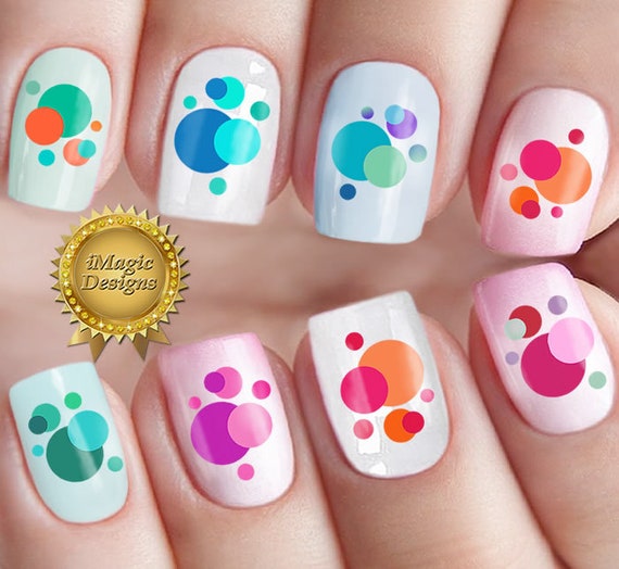 Nail Decals Stickers Water Slide Nail Tattoo Bubbles Nail - Etsy Nail Decals Stickers Water Slide Nail Tattoo Bubbles Nail - Etsy