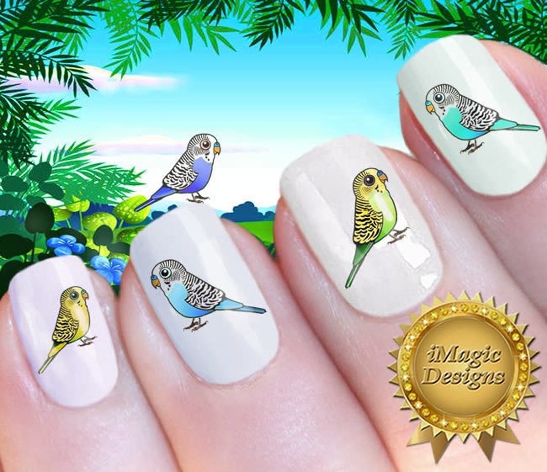 Waterslide Nail Decals Stickers Bird Nail Art Transfer - Etsy Waterslide Nail Decals Stickers Bird Nail Art Transfer - Etsy