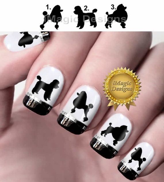 Poodle Slides - Black Poodle Poodle Slides - Black Poodle