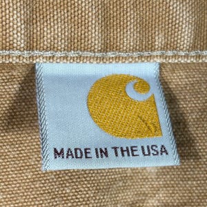 Vtg Carhartt Double Front Work Pants Mens 36 x 30 USA image 5