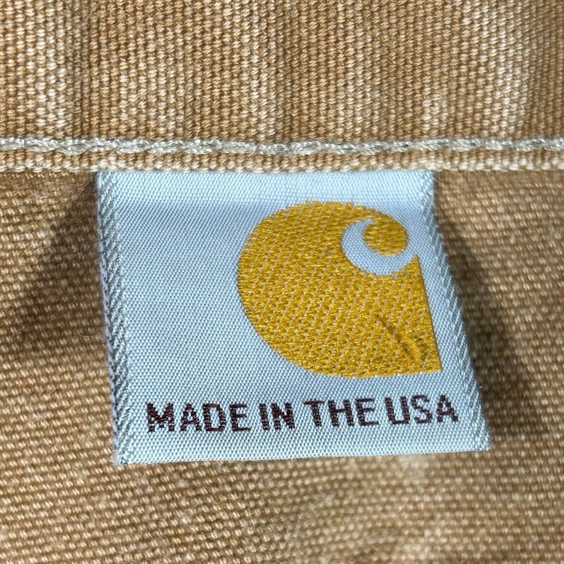 Vtg Carhartt Double Front Work Pants Mens 36 x 30 USA image 5