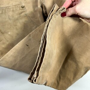 Vtg Carhartt Double Front Work Pants Mens 36 x 30 USA image 9