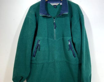 Vintage Eastern Mountain Sports Jacket Adult L Pullover Fleece 90s USA Sherpa