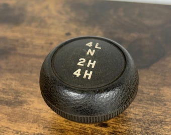 Original Vintage 70s FORD 4 x 4 Shift Knob Embossed Transfer Case