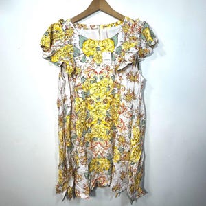 Free People Floral Mini Dress XS image 3