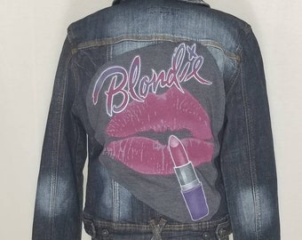 Blondie women's upcycled denim jacket