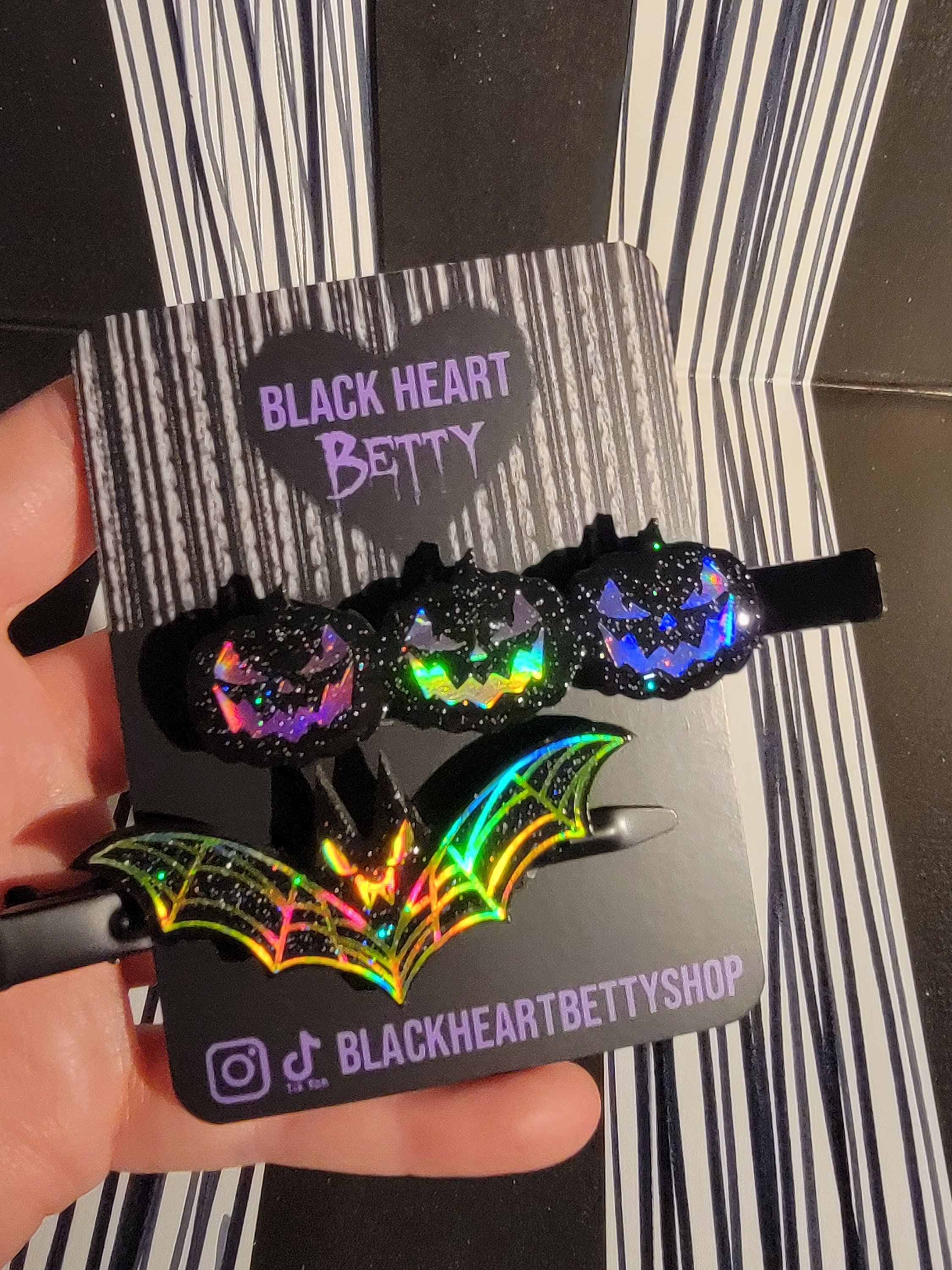 Bat Hair Clip - Etsy Bat Hair Clip - Etsy