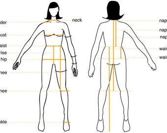 Body Measurement Chart For Tailoring