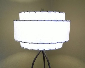 DIY Kit Vintage Mid Century Style. 3 Tier Fiberglass Lamp Shade Kit