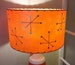 Mid Century Style  Fiberglass Lamp Shade Retro Modern Starburst 