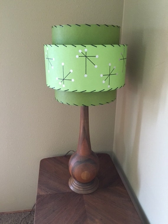 NATALDESIGN×HALFTRACKPRODUCTS LAMPSHADE Vintage Mid Century Style 3 Tier Fiberglass Lamp Shade Modern