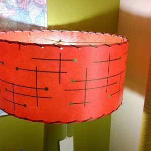 Mid Century Style  Fiberglass Lamp Shade Retro Modern