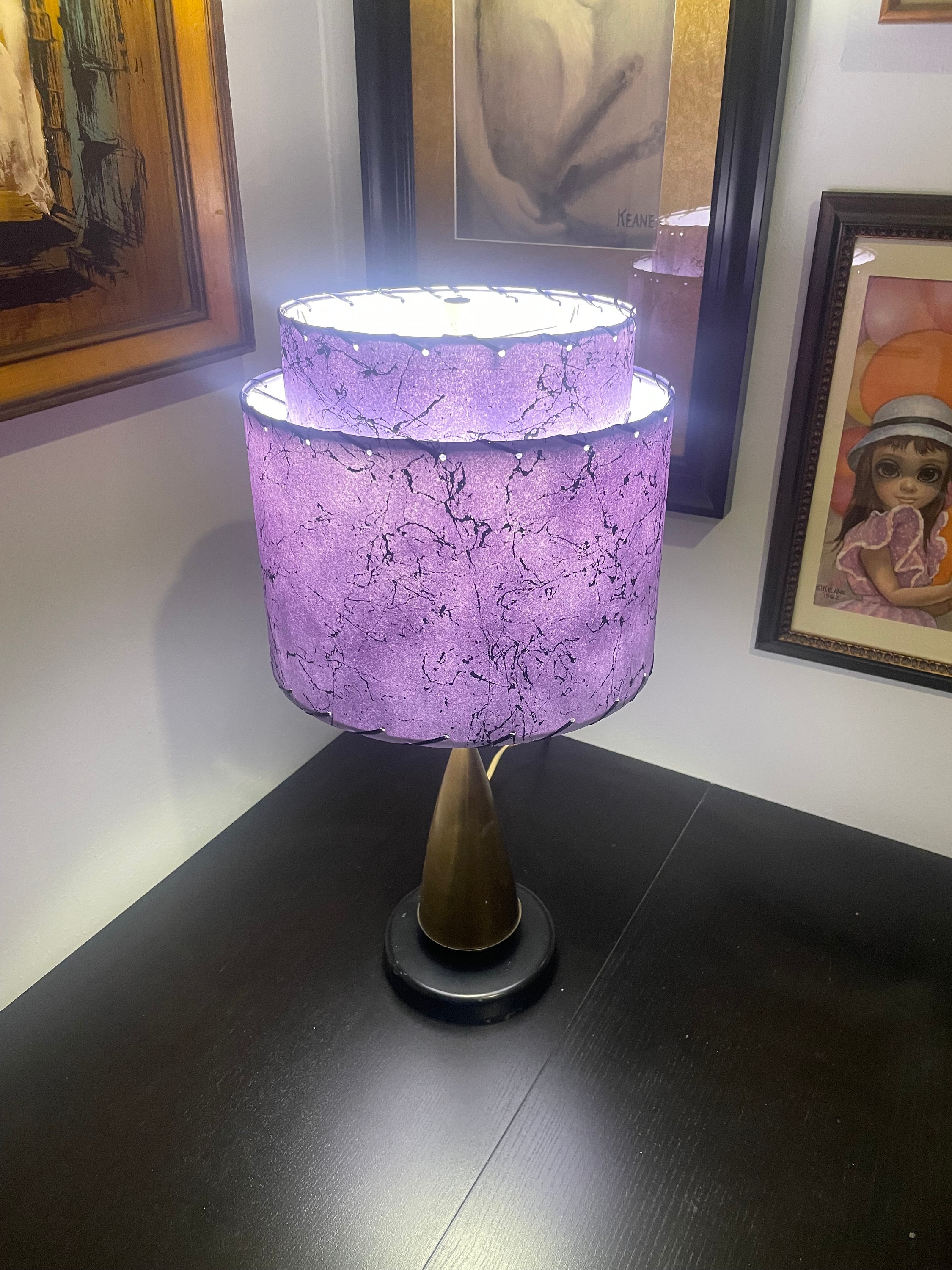 Purple lamp shade - Etsy 日本