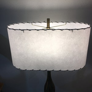 Fiberglass Lamp Shade Kit DIY  Vintage Mid Century Style Oval