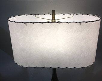 Fiberglass Lamp Shade Kit DIY  Vintage Mid Century Style Oval