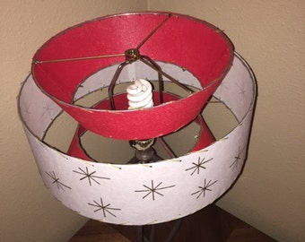 ミッドセンチュリーヴィンテージスタイル テーパード 3段 ファイバー