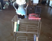 metal 4 shelf bookshelf plant stand mid century planter book shelf display bronze finish porch decor nightstand