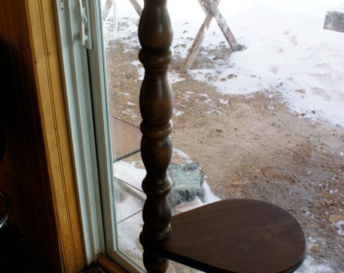 Vintage plant stand tension pole floor to ceiling tiered
