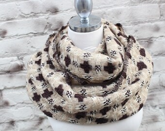 Winter  infinity scarf  soft and cute