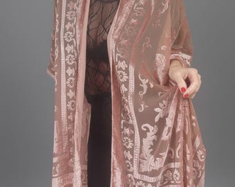 Women's   Velvet  kimono  Boho Kimono style