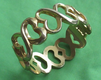 Retro Butterfly Shaped Metal Hinge Bracelet