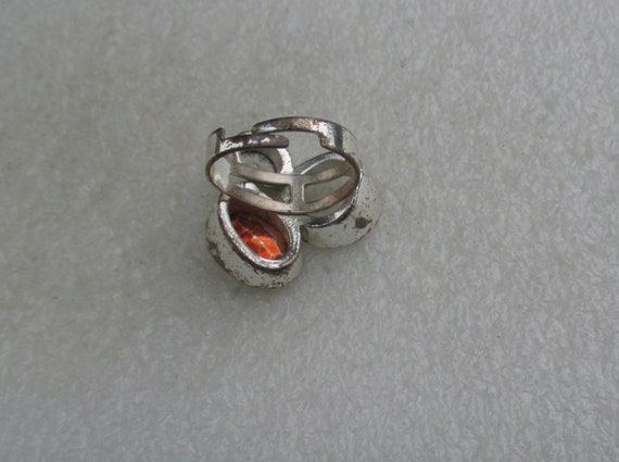 Multi Colored Rhinestone Adjustable Ring Missing … - image 2