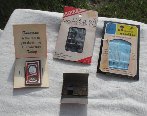 Lot of Assorted Partial Package of Sewing Needles