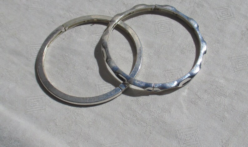 Lot Of Bangle Metal Stretch Bracelets