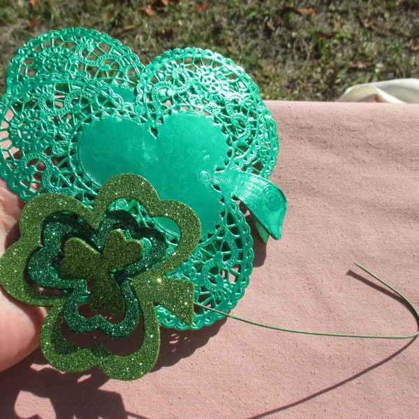 Green Paper Doily Etsy